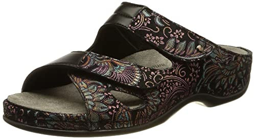 Berkemann Damen Janna Slipper, neon-Paisley/schwarz, 40 EU