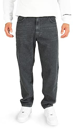 WOTEGA Herren Jeans Thor - Loose Fit, Schwarz (Phantom 194205), W33/L32