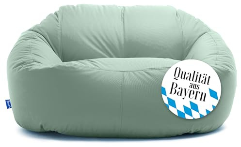 Bruni Lounge sittsäck soffa i mintgrön – inomhus och utomhus XXL sittsäck-lounge, soffa för 1–2 personer