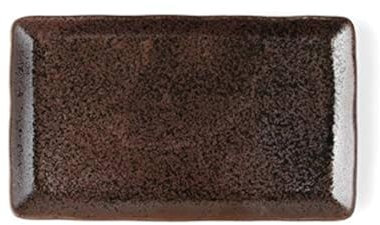 Holst Porzellan RT 227 Tierra - Fuente de porcelana (27 x 16 cm, 27 x 16 x 2 cm, 1 unidad), color marrón