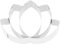 RBV Birkmann, Ausstechform Lotusblume, Edelstahl, 2,5×6×4 cm, 189409