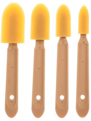 NUOBESTY 4pezzi Spatola Per Calafataggio in Silicone Kit Utensili Per Calafataggio Applicatore Stucco Set Per Rimozione Del Mastice