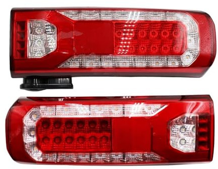 För Benz Truck NEW ACTROS MP4 MP5 Yttre Baklykta - LED-Bromslampa & Halogenblinkare, IP67 Vattenbeständig Stötdämpad Baklyktbyte med Kretskort,left