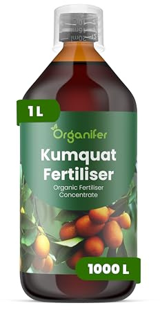 Organiskt flytande gödsel 1L för Kumquat – frodiga blad och hälsosam fruktproduktion - Organifer
