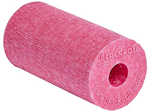 BLACKROLL® MICRO (6 x 3 cm) | Micro Rouleau de Massage en mousse original pour relaxation des fascias | Petit rouleau pour le Fitness et le Yoga | Couleur rose