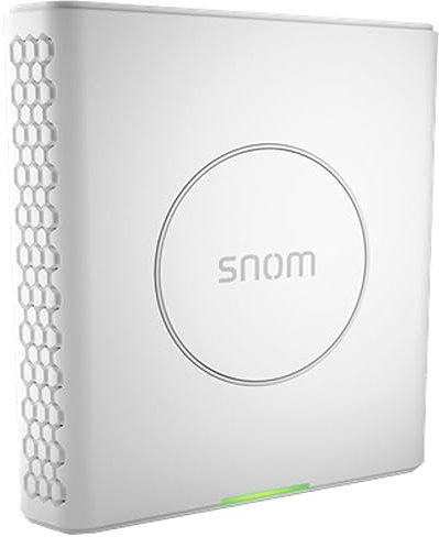 Snom M900 IP-DECT Multicell-Basisstation (bis zu 4.000 Basisstationen, bis zu 16000 Mobilteile, bis zu 8 Paralell-Anrufe pro Basis, PoE), Weiß, 00004426