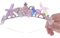 ZOOMPIL Meerjungfrau Schwanz Haarbänder, Glitter Meerjungfrau Stirnband, Meerjungfrau Stirnband, Meerjungfrau Design Haarschmuck für Kinder Mädchen Geschenke Kinderschmuck