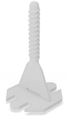 FUX Fliesen Nivelliersystem 3mm, 200 Stück Gewindelaschen Fugenbreite 3mm, Fliesen Werkzeug Fliesenverlegehilfe Fliesen Verlegesystem Fliesenleger Zubehör Zuglaschen 3mm (200 Laschen 3mm)