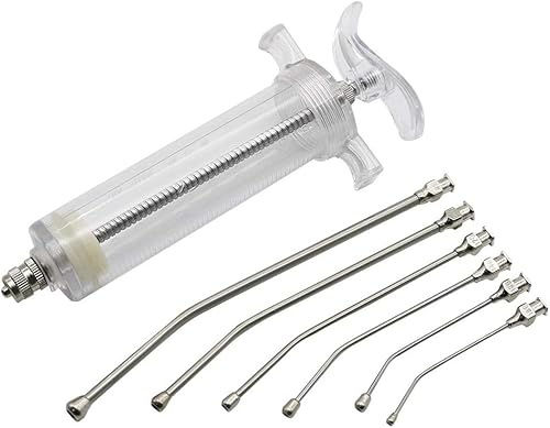 FULAIERGD Jeringas De 6 Tabletas De 50 Ml Jeringas De AlimentacióN De CríA Manual para Mascotas De PáJaros JóVenes Y Loros De NenúFares (50ML)