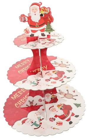 Mikinona Plateau À Desserts À Étages pour Et Muffins De Noël