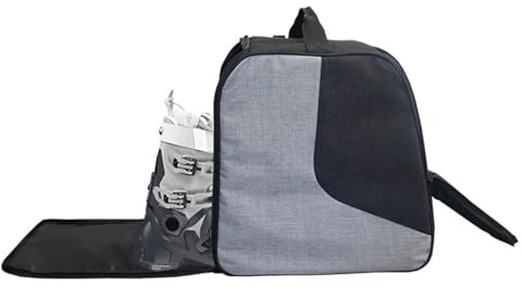 Raypontia Sac à Chaussures de Ski de Voyage, Sac à Bottes de Snowboard - Sac de Ski de Voyage étanche de Grande capacité avec séparation sèche et Humide - Sacs de Rangement Portables pour équipement