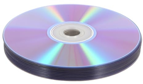 UKCOCO Discos CD-RW Vírgenes 10 Unidades para Grabación De Audio y Datos, Compatibles Grabadoras, Alta Capacidad, CD De Datos y Multimedia, Uso Doméstico y Profesional