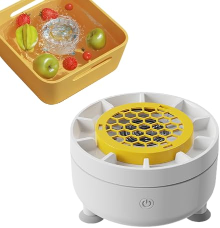 de frutas – Limpiador automático de verduras | compacta portátil de frutas y verduras para el hogar, mostrador, camping, picnic, preparación de alimentos al aire libre, refrigerador