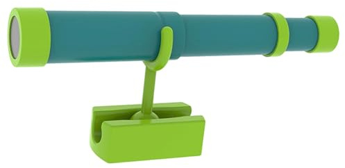 Milageto Télescope de pirate pour enfants, de pirate facile à installer, accessoire de jeu rétractable pour cabane de jardin, cadeau idéal pour les, Vert