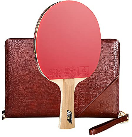 BBAUER Wettkampftischtennisschläger Mit 3+2C, Schnellangriff-Tischtennisschläger In Tischnähe/9 Stars/Long Handle