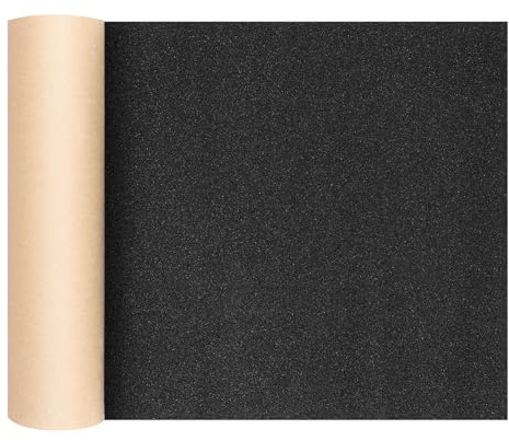 Smallterm 110x 27cm Waterproof Skateboard Skating Longboard Sandpaper Grip Tape