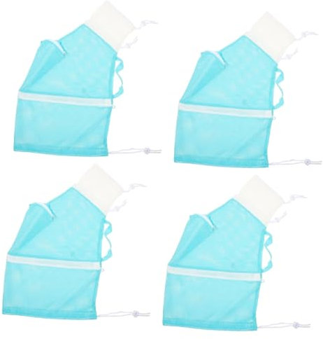 Kisangel 4 Stücke Brechen Widerstand Atmungsaktive Polyester Einfach Drainage Katze Pflege Bad Tasche