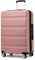 Kono 28'' Grand Valise | Serrures TSA | Bagage Extensible avec 4 Roues Silencieuses à Double Rotation | Léger et Durable (Rose Nude,75x47.5x29.5cm)