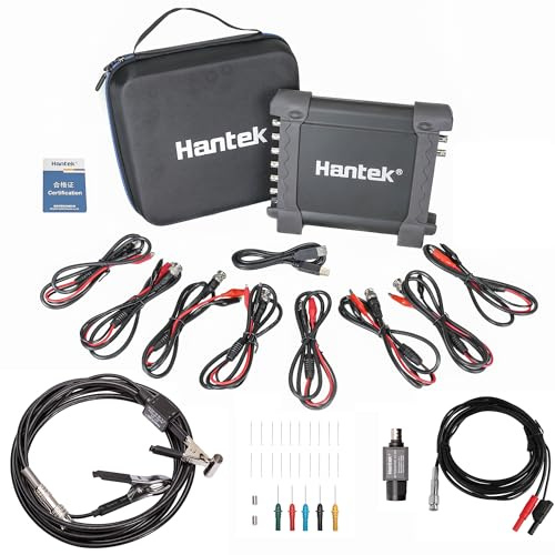 Hantek 1008C+HT201+HT30A+HT307 PC USB 8CH Diagnóstico Automotriz Osciloscopio Digital/DAQ/Generador Programable