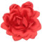 LOZTBUE 1 pièce de broche de fleurs de roses, grande broche de mousseline, pince à cheveux, classique, élégante, faite à la main, broche de fleurs, appropriée pour le mariage, la fête (Rouge clair)