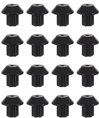 LALAFINA 48PCS Rubber Grate Feet for Gas Range Stoves Compatible with Wbk Easy to Install Replacement for Leveling Stability Fits Various Models Heat Resistant