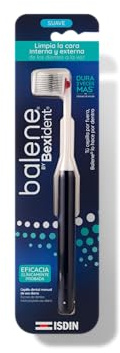 ISDIN Balene by Bexident® Cepillo de Dientes Blue Soft | Limpia la Cara Interna y Externa de los Dientes a la Vez | Limpieza Profunda y Efectiva | Dureza Suave