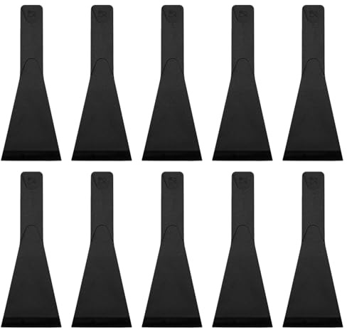 Gansdnek 10 Pezzi Spatola Raschietto in Nylon, Raschietto Antigraffio, Raschietti, Spatola per Padella, Spatole per Raclette, Formaggio, Fonduta e Crêpes
