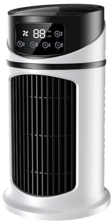 CB-Goods Mini Aire Acondicionado Portátil 3 en 1 – Enfriador de Aire con Humidificador – Ventilador de Mesa Silencioso – 6 Velocidades – Air Cooler para Dormitorio, Oficina y Salón