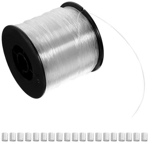 Artibetter Juego de Cuerda de Nylon para Colgar Cuadros y Marcos de Fotos, Resistente y Fácil de Usar, Aleación de Aluminio, Adecuado para Dormitorios y Tiendas