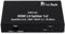 FeinTech VSP01201 HDMI 2.0 Splitter 1 su 2 distributore EDID Scaler 4K@60 Hz HDR 18 Gbps HDCP 2.2, Nero