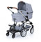 Set ABC Design Trittbrett Kiddie Ride On 2 mit Stoffwindel von Kinderhaus Blaubär | Mitfahrbrett universal passend | Rollbrett für Kinderwagen Buggy bis 20 kg, Größe:SET Trittbrett + Sitz