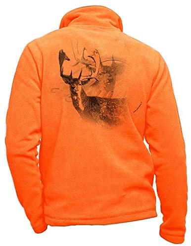 Pets-easy Polaire Chasse Orange personnalisé dain - Habit de Chasse Taille L