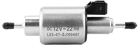 MOVKZACV Universal Car Air Heater Diesel Pump, 12V Pulse Measurement Gas Diesel Inline Electric Fuel Pump Kit for Webasto Eberspacher 2-5KW, Car Air Diesels Parking Heater Car Accessories