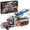 LEGO 42128 Technic Heavy-Duty Tow Truck with Crane Toy for Boys & Girls with mechanical Functions Age 11+, Model Building Set, Engineering for Kids Series
