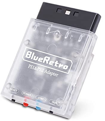 XBERSTAR Bluetooth Adapter Wireless Converter Supporta PS2 PS1 Console di gioco (BIANCO)