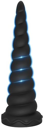 Anal Stretcher Big Anal Plug Trainer Adult Sex Toys for Women and Men, Large Butt Plug Anal Beads Training Cone Liquid Silicone Prostate Massager with Strong Suction Cup for Hands-Free Play