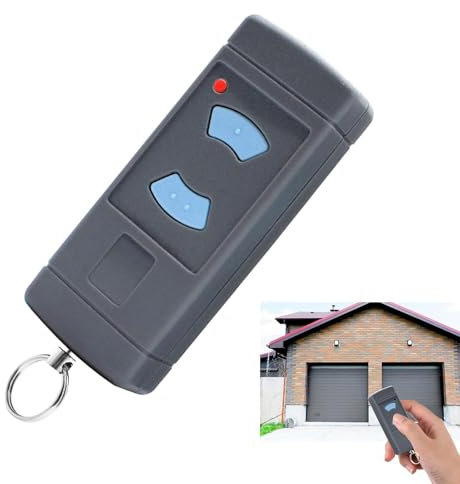 Caybats Apriporta da Garage Telecomando Universale 868 MHz, Compatibile con Hormann, Controllo Doppio Cancello, Segnale Stabile e Risposta Veloce, Design Compatto e Facile da Programmare - 1 Pezzo