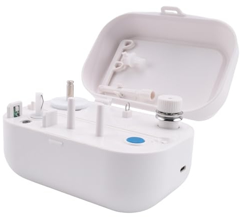 Miiauflskld Bobinadora Automática para Máquina de Coser, Enrollador Eléctrico de Canillas con Parada Automática y Soporte para Conos Grandes (Sin Hilo)