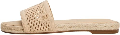 Tommy Hilfiger Damen Sandalen Knit Mesh Espadrille mit Mesh, Beige (Clayed Pebble), 40