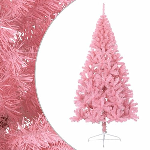 Carnavalife Árbol de Navidad Rosa Plegable 150cm - 450 Puntas (120cm/150cm/180cm Disponible)