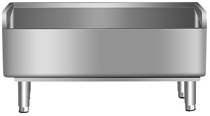 304 Stainless Steel Commercial Rectangular Mop Bucket with Drain Kit Large Utility Sink for Floor Cleaning and Wet Mopping Bathroom Cleaning Basin Slop Vessel Sink