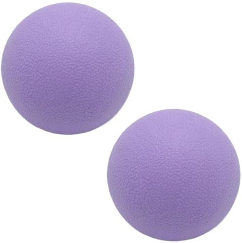 Sfere per massaggio per la schiena, Sfera per massaggio lacrosse, 2 palline per punti terapeutici, Rullo per piedi, Sfera per yoga, Set, Piede