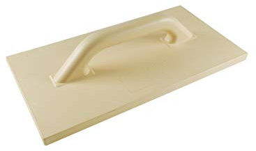 Handelskönig Kunststoff-Reibebrett 320 x 180 mm PVC Reibebrett Reiber Fummelbrett Kunststoff Aufzieher zum Glätten diverser Putze