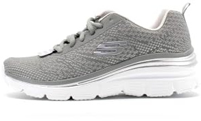 Skechers Fashion Fit-bold Boundaries, Scarpe da Ginnastica Donna, Grigio Grey Lavender Gylv, 38 EU