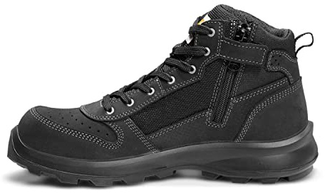 Carhartt Michiganbota de Seguridad con Cremallera, Corte Medio, Tecnología Rugged Flex, Cumple con La Normativa S1p, Zapatos industriales Hombre