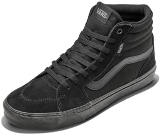 Vans Men's Sneaker, Suede Canvas Black Black, 6.5 UK