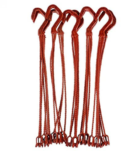 Plant Hanger 10pcs 42cm Plastic Flower Pots Hanger Hook Garden Basket Holder Hanging Chains for Ceiling Balcony Patio Decor