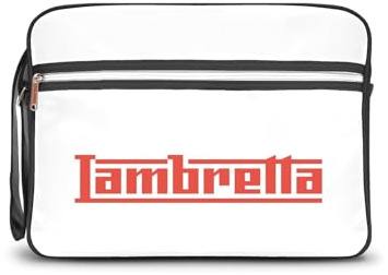 Lambretta Unisex Retro Bag Black/White One Size