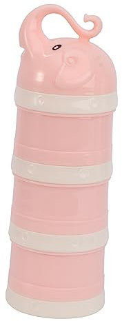 ifundom Behälter Für Milchpulver Milchspender Für Babys Behälter Für Babypuder Schaumstoffmatten Für Kinder Behälter Für Babynahrung Formelspender Stapelbar Behälter Für Babysnacks Rosa