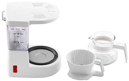 MYVVKIA Cafetera combinada, cafetera monodosis, cafetera de Filtro por Goteo, cafetera pequeña para Uso doméstico, Color Blanco